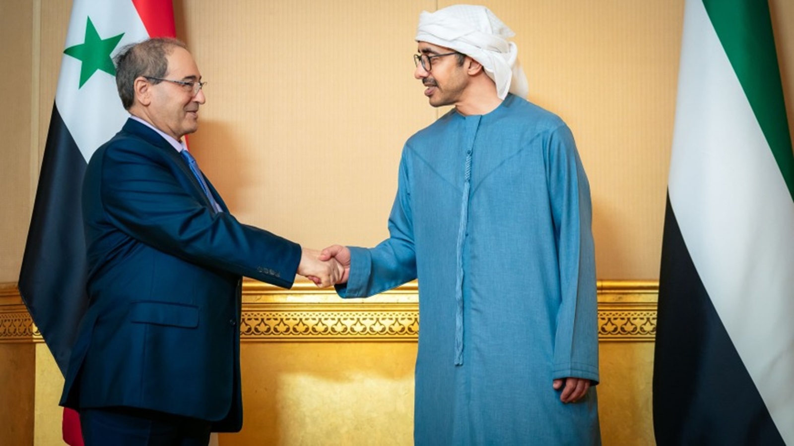 ابو ظبي:"عشاء عمل بين وزيري خارجية سوريا والامارات